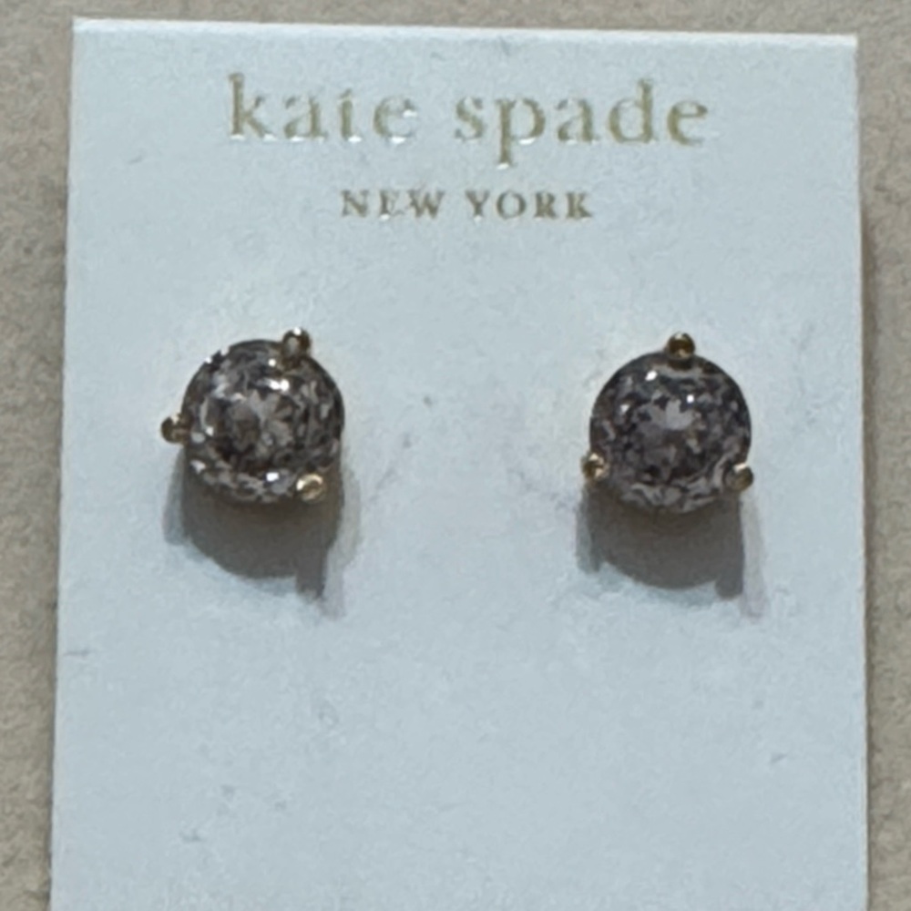 Kate Spade Gold and Silver Round Earrings
